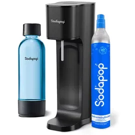 Sodapop Joy Eco black + PET-Flasche + Zylinder