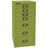 BISLEY MultiDrawer Schubladenschrank 38 x 28 x 59 cm grün