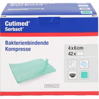 Bios Medical Services GmbH Cutimed Sorbact Kompressen 4x6cm