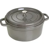 La Cocotte Topf 6,7 l graphitfarbig aus Gusseisen gefertigt