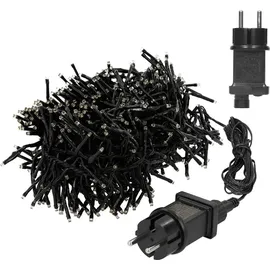 ECD Germany LED Cluster Lichterkette 8,5m 1152 LEDs Warmweiß Timer 8Modi