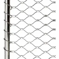 RAUMPA maschendrahtzaun 200cm höhe, Zaun Netz Edelstahl Metall Maschen 10cm Gartenzaun Weidezaun Wildzaun Hühnerzaun Hundezaun Schafzaun Teichzaun Für Garten Balkon Weide Schaf Hühner