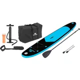 Waikiki Stand up Paddle Board Set 285 x 71 x 10 cm blau/schwarz