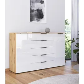 Rauch Flipp 180 x 100 cm Eiche Artisan / Weiß