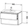 Duravit L-Cube Waschtischunterschrank, 2 Schubkästen, Becken links, Betongrau matt