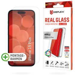 Displex Panzerglas und Schutzhülle für Iphone 15 Plus