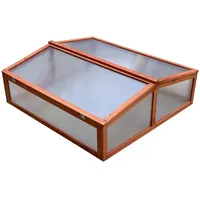 Gardiun Wooden Ii Gewächshaus Holz/Polycarbonat 82 x 90 x 32 cm