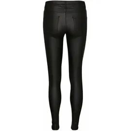Vero Moda Seven Normal Waist Smooth Coated Jeans Black L 30