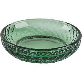 Beliani Badezimmer Set 4-teilig Glas Grün
