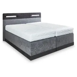 Westfalia Schlafkomfort Boxspringbett, grau
