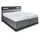 Westfalia Schlafkomfort Boxspringbett, grau