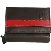 Drachenleder Portemonnaie Damen Herren braun