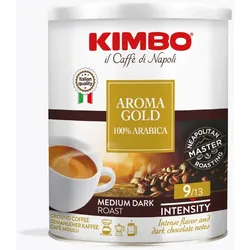 Kimbo Aroma Gold 100% Arabica 250g Dose gemahlen