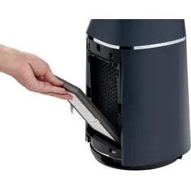 Midea Turmventilator mit Luftreiniger MFP-120i mit App-Steuerung dunkelblau