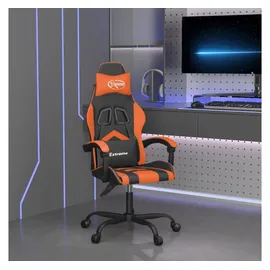 vidaXL Gaming-Stuhl Drehbar Schwarz und Orange