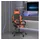 vidaXL Gaming-Stuhl Drehbar Schwarz und Orange