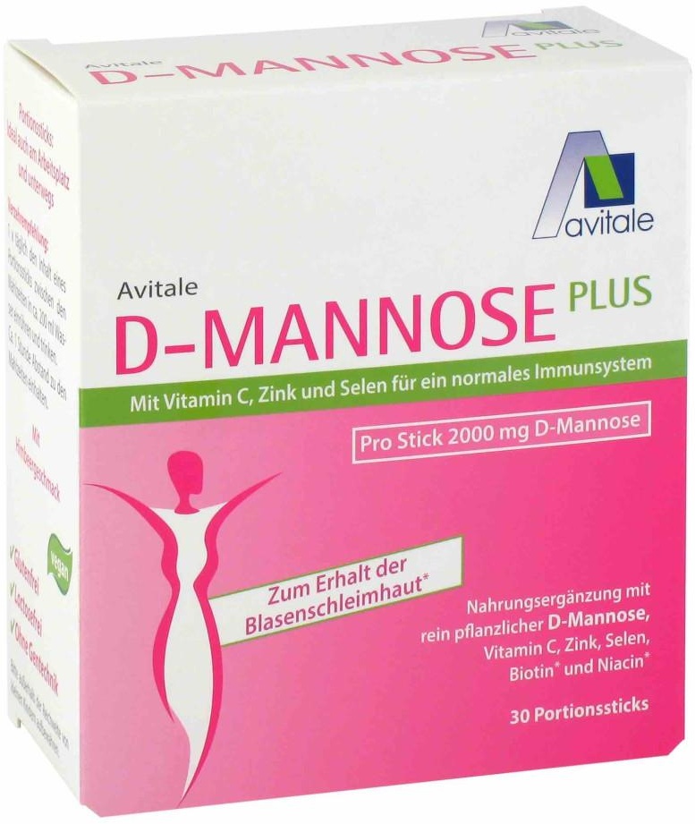 Avitale D-Mannose Plus 2000mg Sticks