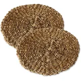 Boltze Tischset Sophy in Natur Ø 40 cm