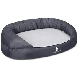 Knuffelwuff Hundebett Jessy S 73 x 50 cm grau