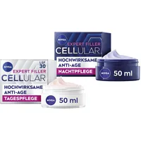 NIVEA Cellular Filler Anti-Age Tagespflege und Nachtpflege, extra straffende