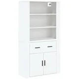 vidaXL Highboard 3185375 Weiß
