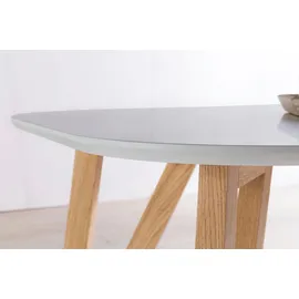 SalesFever Esstisch MDF/Eichenholz 183x90cm