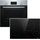 Bosch Herdset Bosch Einbau-Backofen Edelstahl Teleskopauszug + Midea Flex-Induktionskochfeld autark 77cm