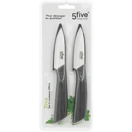 5five simply smart Simply Smart Schälmesser 18 cm 2-tlg. grau
