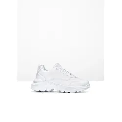 bonprix Chunky Sneaker, weiß, 42, Vegan