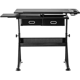 FROMM & STARCK Zeichentisch - 115 x 60 cm - neig- und höhenverstellbar mit Hocker