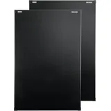 Solarmodule 2 Stück 100 Watt schwarz Mono Solarpanel Solarzelle 1000x675x30
