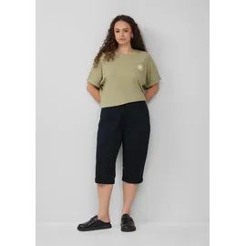 QS Capri-Hose Baumwoll-Elasthan schwarz 50