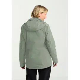 Jack Wolfskin Damen Moonrise 3in1 Jacke (Größe L, gruen)
