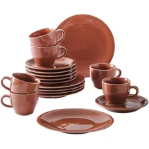 Kahla Homestyle Kaffeeservice 18-tlg. rot
