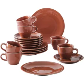 Kahla Homestyle Kaffeeservice 18-tlg. rot