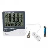 BRADAS Wetterstation Digital Thermometer Hygrometer WHITE LINE Bradas 8649