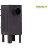 Markone Magnus Kaminofen mit Schamottstein GT9 schwarz Ofen für den Außenbereich Outdoor Freizeit Garten Terrasse Balkon Holzofen Kälte Winter h... - Schwarz