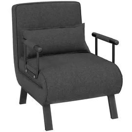Costway Schlafcouch grau