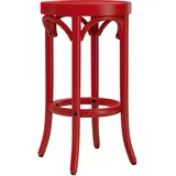 LOUIS | Bugholz Barhocker | Holz | Rot