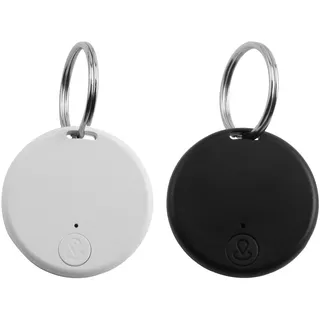 Nazaz 2 st Key Locator, Air Tag-Locator, Tracker-Tags kompatibel mit iOS und Android, Batterien enthalten, intelligentes mobiles Gerät, das nicht verloren geht