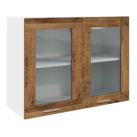 vidaXL 7-tlg. Küchenschrank-Set Lyon Altholz-Optik Holzwerkstoff