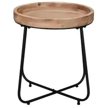 Mirrors and More Beistelltisch Jette ¦ holzfarben Ø: 48.0