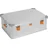 AluBox Lagerbox Aluminium 80 cm x 30 cm x 60,5 cm silber abschließbar 114 Liter