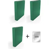 Livepac-Office Ringbuch DIN A5 40 mm Grün 3 St.