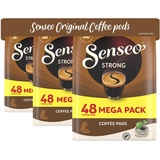 Senseo Kaffeepads Strong / Kräftig, neues Design, 3er Pack, 3 x 48 Pad