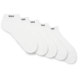 Boss 5P AS Uni CC Sneakersocken 5er Pack Weiß 39-42