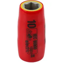 WeTec Sechskant-Steckschlüssel-Einsatz 3/8" 10 mm