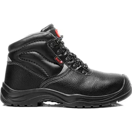 ELTEN Jori BASIC Mid S3 Herren, Lederschuh, robust, schwarz