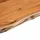 vidaXL Tischplatte 80x60x2,5cm Rechteckig Massivholz Akazie Naturkante