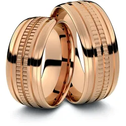 Trauringe Fellbach 750er Rotgold - 9079